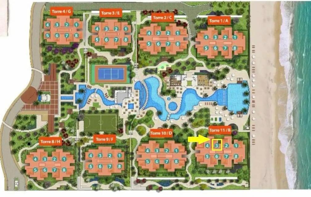 Cumbuco Wai Wai Apartamento Com Vista Para O Mar מראה חיצוני תמונה